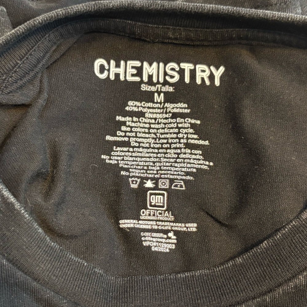 Chemistry 2004 Corvette Black Graphic Tee - Picture 5 of 5